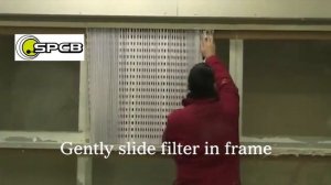 Замена гофрированных фильтров Procart в покрасочных камерах и кабинах