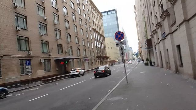 Москва Триумфальная площадь и 1-я Брестская улица - 8 июля 2024