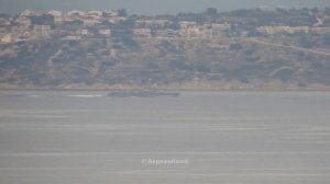 Turkish Navy Yildiz class Fast Missile Boat entering Cesme port.