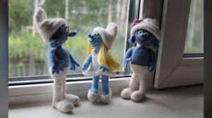 Игрушки, связанные спицами