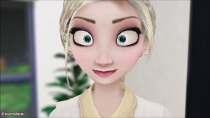 MMD Frozen 2 “Not Right Now, Elsa” with Modern Anna funny animated cartoon meme II Disney
