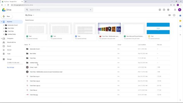 Google Drive - Tutorial 11 - Making Folders, Sub Folders and Changing Folder Color