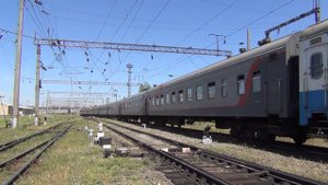 ЧС4Т-358 с поездом №55 Баку — Москва