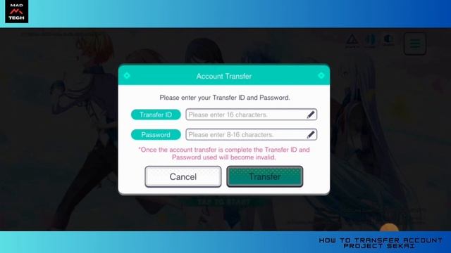 How to Transfer Project Sekai Account? Transfer Project Sekai Data
