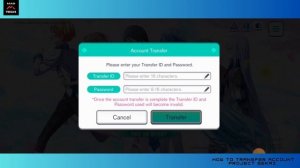 How to Transfer Project Sekai Account? Transfer Project Sekai Data