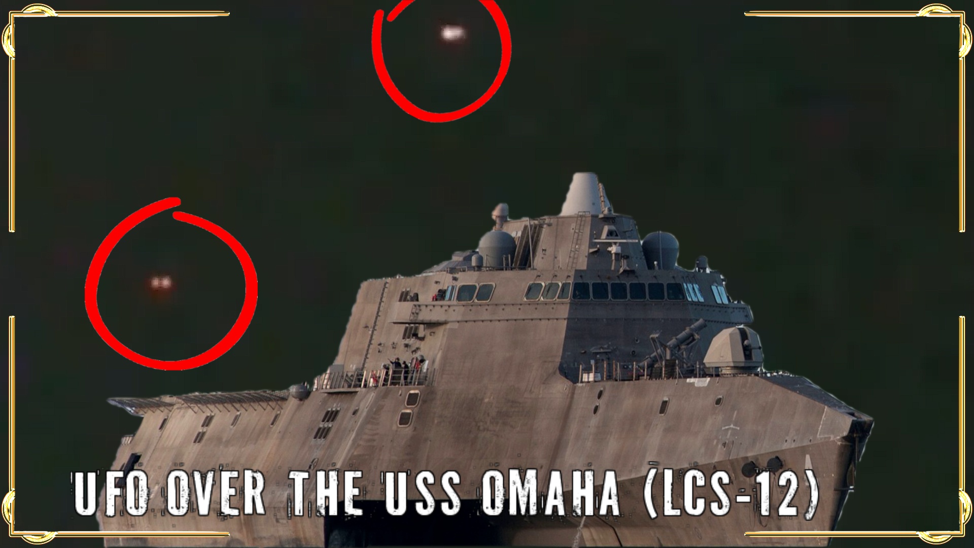 НЛО над военным кораблем США Omaha (LCS-12)