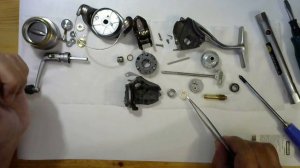 Катушка Shimano Navi 1500 - первичное ТО+апгрейд своими руками (катушка для левши).