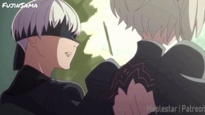 A SOLAS CON 2B ?? | 2B y 9S Nier: Automata | Maplestar #anime #viral