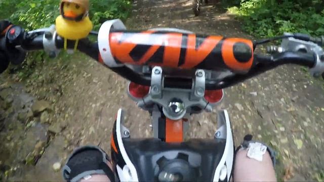 Покатушка до Центра Города | Эндуро на питбайках - kayo tt160