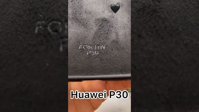 Чехол бампер Silicone Case для Huawei P30 (черный)