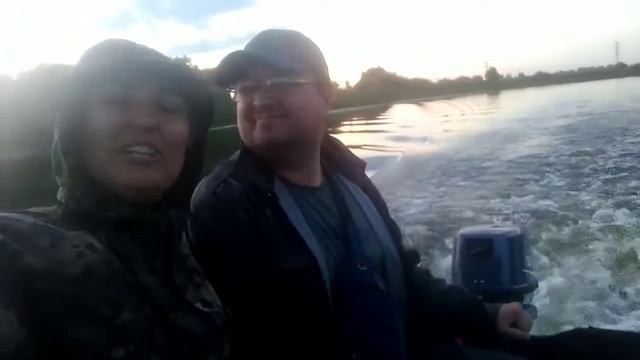 Первый выезд на новой лодке с мотором! смотреть онлайн