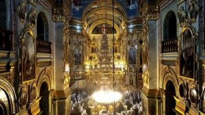 "Яко по суху..." Ірмос 1, глас 6. Почаїв Лавра