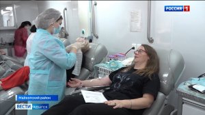 В посёлке Тульский все желающие смогли поучаствовать в донорской акции