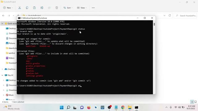 Uploading of Project On Git-Hub || project upload on github ||project upload on github using cmd смотреть онлайн