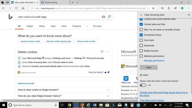 Clearing Cache, Cookies, and Browser Data on a PC смотреть онлайн