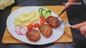 КОТЛЕТКИ с ПЮРЕШКОЙ ,но с секретиками! Вкусная классика ,это всегда вкусно !