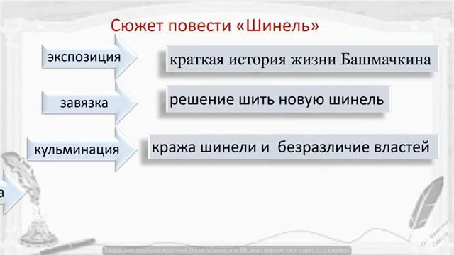 10 сынып. Орыс тілі мен әдебиеті. Н. В. Гоголь "Шинель" смотреть онлайн