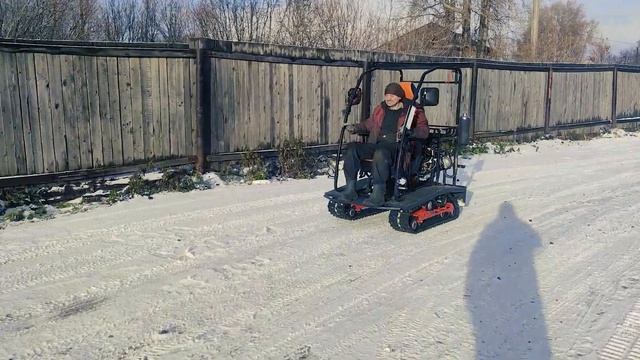 Вездеход «Помощник» Обкатка новой машинки. Рабочие зарисовки. смотреть онлайн