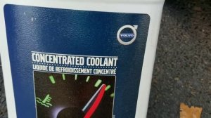 US Notes. Part 585:  Долив антифриза в 2005 Volvo S60. 29/09/2018