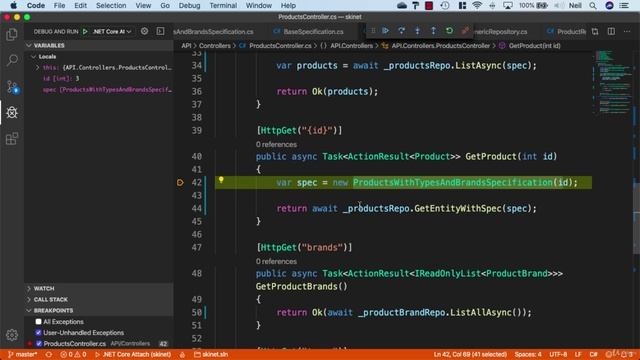 042 Using the Debugger to view the spec pattern in action смотреть онлайн