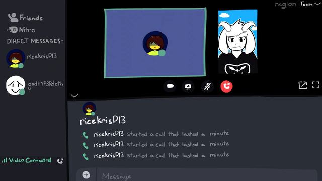 Kris gives Asriel a Call | Deltarune/Undertale Animation [LOUD] смотреть онлайн