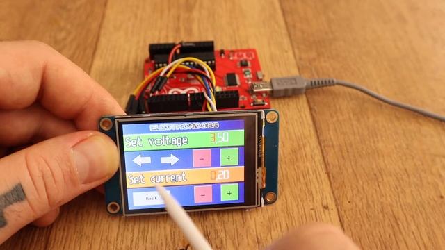 Power supply interface on Nextion TFT with Arduino смотреть онлайн