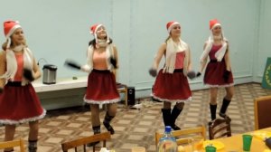 Новогодний номер. Танец снегурочек