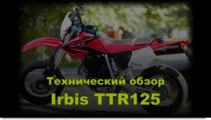 Технический обзор. Питбайк Irbis TTR125