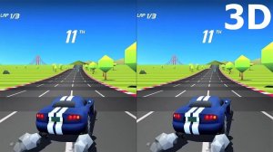 Horizon Chase Turbo 3D video SBS VR box google cardboard