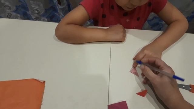 Цветы в корзинке.Аппликация для мамы. смотреть онлайн