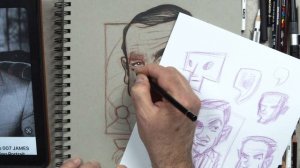 Frantz Kantor Draws the First 007 Sean Connery!