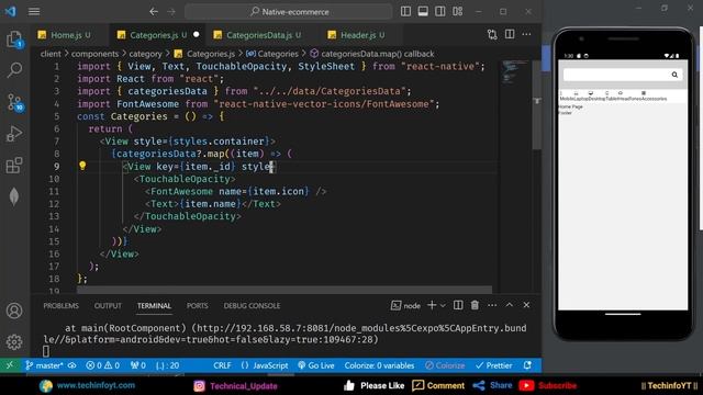 Product Categories React Native Ecommerce App Mern Stack Project Mern App смотреть онлайн