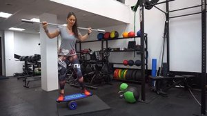 Тренировка сноубордиста летом