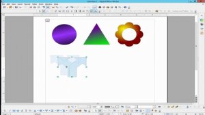 How to add Gradient color to shape in OpenOffice Writer