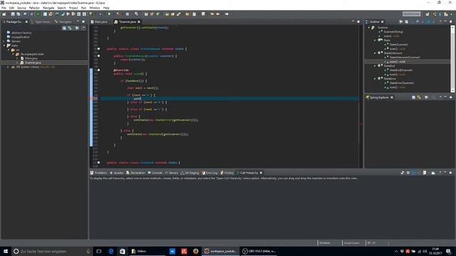 JAVA Programmieren - Design Patterns - State-Pattern (1) смотреть онлайн