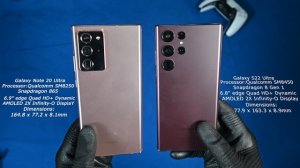 Samsung Galaxy S22 Ultra vs Note 20 Ultra Companies : Should You Upgrade ?