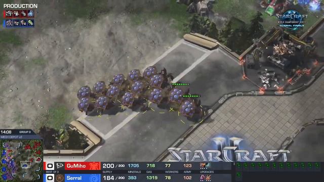 Serral vs GuMiho ZvT - Group D - WCS Global Finals 2017 - StarCraft II смотреть онлайн