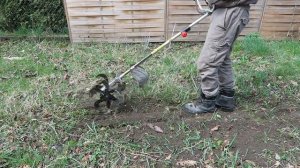 Glebogryzarka przystawka do kosy spalinowej TEST / Tiller brush cutter attachment