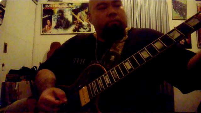 Hard Rock Rhythm Exercise with 1979 Gibson Les Paul Custom 20th Anniversary смотреть онлайн