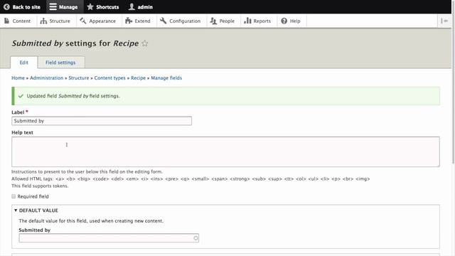 Drupal 8 User Guide: 6.7. Adding a Reference Field смотреть онлайн