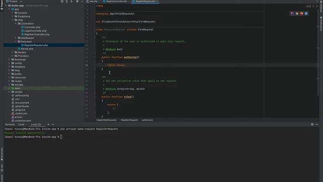 Validation and Request Form in Laravel 9