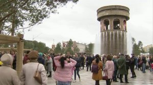 На месте торгового центра "Зимняя вишня" в Кемерово открыли Парк ангелов