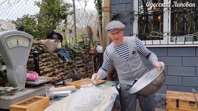 РЫБА СЁМГА на МАНГАЛЕ. ЛОСОСЬ 6,5 кг. ЗАПЕЧЕННАЯ В СОЛИ. готовит Липован # 226