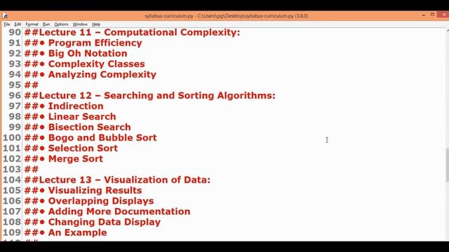 edX MIT 6.00.1x Syllabus 2020 Lectures, Finger Exercises, Problem Sets, Grades, Midterm, Final Exam смотреть онлайн