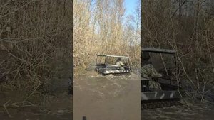 Форсируем ручей на вездеходе Добрыня Транспортер