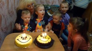 Двойняшки Глеб и Клим) 4 годика)