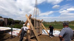 1. Семинар по остеклению фахверка в г. Екатеринбурге.   Прилет и разгрузка