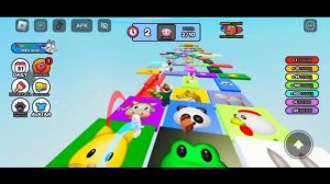 Беги по эмоциям челендж. (Роблокс, Roblox)