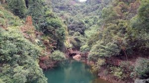 肇慶 鼎湖山  航拍 Mountain and Lake, Zhaoqing City, China 4K Aerial View