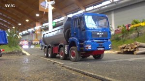 EXTRA LONG RC TRUCK AND RC MACHINES BEST OF! / RC TRUCK MAN, MERCEDES ACTROS, SCANIA AND SO ON